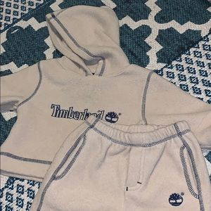 Baby boy’s timberland sweat suit